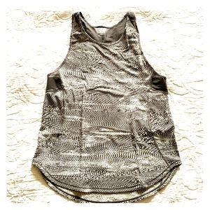 Lululemon tank with mesh detail